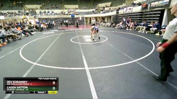 113 lbs Finals (8 Team) - Zev Koransky, Oak Park & River Forest vs Caden Hatton, Mahomet-Seymour