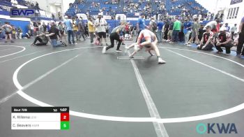 100 lbs Semifinal - Knox Rillema, Lexington Wrestling Club vs Cayden Beavers, Harrah Little League Wrestling