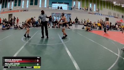 110 lbs Round 2 (6 Team) - McClain Chase, BHWC Dirt Divers vs Brock Bonawitz, Team Barracuda