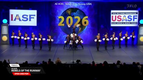 AZ ACES - Rebels of the Runway [2026 Open Coed Pom Finals] 2026 The Dance Worlds