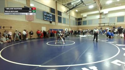 115lbs Cons. Round 4 - Melanie Martinez, Zillah (Girls) vs Halle Boyland, Lake Stevens (Girls)
