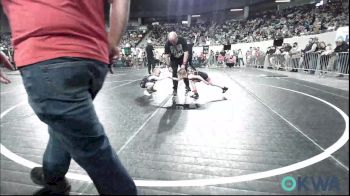 46 lbs Quarterfinal - Skylin Hart, Kiefer Youth Wrestling Club vs Dilynn Burch, Team Tulsa Wrestling Club