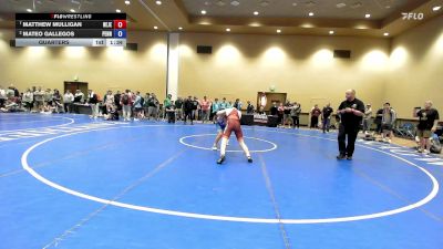 126 lbs Quarters - Matthew Mulligan, New Jersey vs Mateo Gallegos, Pennsylvania