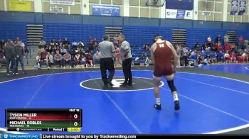 138 lbs Quarterfinals (8 Team) - Tyson Miller, East Central vs Michael Robles, Mishawaka