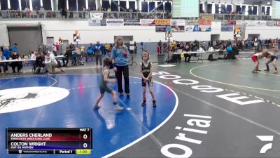 53 lbs Round 1 - Colton Wright, Mat-Su Matmen vs Anders Cherland, Marathon Wrestling Club