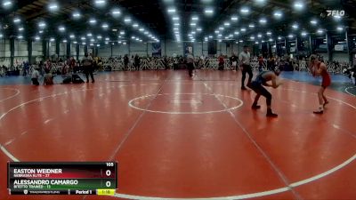 105 lbs Rd# 9- 2:15pm Saturday Final Pool - Alessandro Camargo, Bitetto Trained vs Easton Weidner, Nebraska Elite