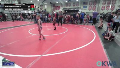 52 lbs Quarterfinal - Bradley Shadwick, Berryhill Wrestling Club vs Nashton Whitekiller, Seneca