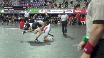 165 lbs Semis & 3rd Wb (16 Team) - Gavin Owens, Tiffin vs Lane Ewing, UMary