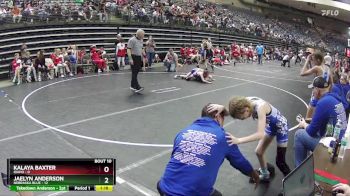 65 lbs Round 4 (6 Team) - Jaelyn Anderson, Nebraska Blue vs Kalaya Baxter, Idaho