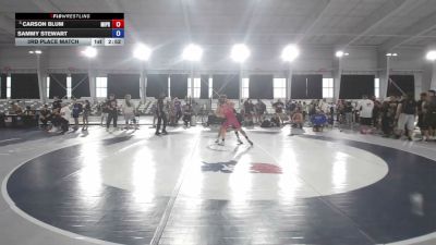 126 lbs 3rd Place Match - Carson Blum, Michigan Premier vs Sammy Stewart