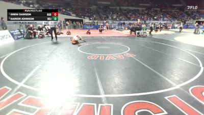 6A Boys 113 lbs 1st Place Match - Drew Dawson, Roseburg Boys vs Darion Johnson, West Linn Boys