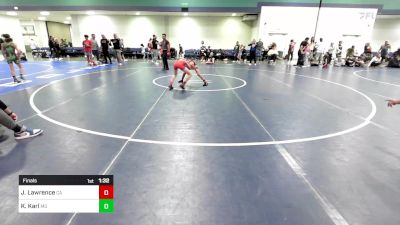 70 lbs Final - Julian Lawrence, CA vs Kasen Karl, MO