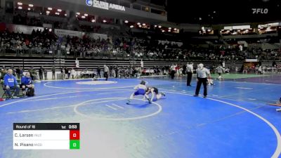 85 lbs Round Of 16 - Chase Larsen, Yale Street vs Nicholas Pisano, Middlesex