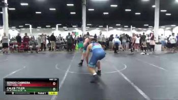 220 lbs Round 6 (8 Team) - Sergio Cabrera, Frost Gang vs Caleb Tyler, PA Alliance Blue