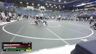 80 lbs Semifinal - Brooks Blevins, WTC vs Oakley Blankenship, Prodigy Elite