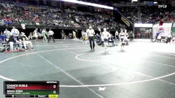 138 Class 4 lbs Semifinal - Chance Ruble, Seckman vs Noah Keen, Francis Howell Central