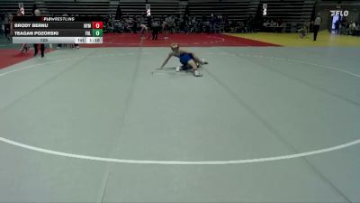 125 lbs Quarterfinals (8 Team) - Teagan Pozorski, Foley vs Brody Bernu, NYM (New York Mills)