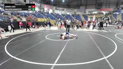 116 lbs Consi Of 4 - Adrien Lara, Bison Wrestling vs Braxton Marcotte, Casper WC