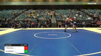 285 lbs Round Of 16 - Tommy Mommer, Clackamas vs Will Hilliard, Old Dominion