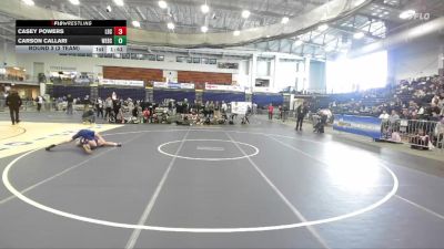 101 lbs Round 3 (3 Team) - Casey Powers, Long Beach Sr vs Carson Callari, Webster Schroeder High Sch