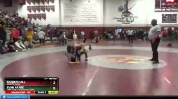 148 lbs Champ. Round 1 - Evan Arabe, Lake Mead Christian Accdemy vs Kaeden Hall, Shadow Ridge