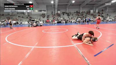 170 lbs Rr Rnd 3 - Evan Petrovich, Quest School Of Wrestling Gold vs Evan DeJong, Princeton Wrestling Club
