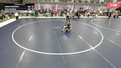 16U Boys - 113 lbs Cons. Round 3 - Aiden Ferguson, Mustang Wrestling Club vs Juan Guzman, Team Idaho Wrestling Club