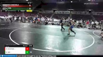 W-117 lbs Round 1 (16 Team) - Kayla Vail, Idaho vs Andraya Canchola, Wyoming