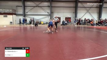 184 lbs Consolation - Daniel Sblendorio, Rhode Island College vs Aaron Diaz, New England College