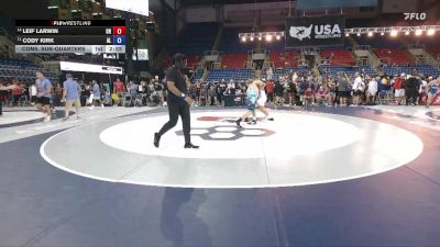 175 lbs Cons. Sub-quarters - Leif Larwin, OR vs Cody Kirk, AL