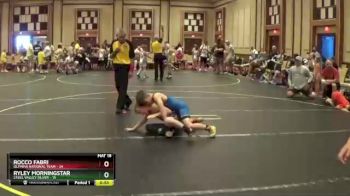 75 lbs Semis & 1st Wrestleback (8 Team) - Ryley Morningstar, Steel Valley Silver vs Rocco Fabri, Olympia National Team