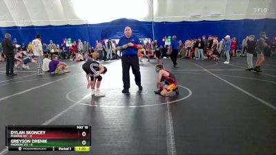 76 lbs Finals (2 Team) - Greyson Drenik, Madison 212 vs Dylan Skoncey, Phoenix WC