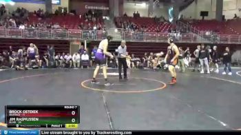 220 lbs Round 7 (8 Team) - Jim Rasmussen, Blair vs Brock Ostdiek, Beatrice