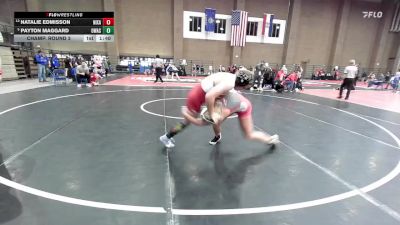 155 lbs Champ. Round 3 - Payton Maggard, Owasso vs Natalie Edmisson, Nixa