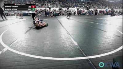 58 lbs Consi Of 8 #2 - Harper Harris, Shelton Wrestling Academy vs Sutton Stites, Raw Wrestling Club