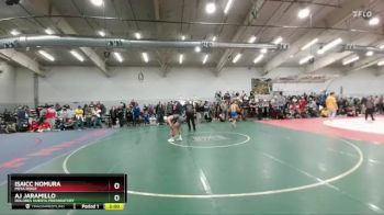 113 lbs Champ. Round 3 - AJ Jaramillo, Dolores Huerta Preparatory vs Isaicc Nomura, Mesa Ridge