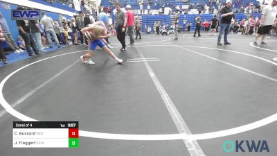 76 lbs Consi Of 4 - Cruz Bussard, Piedmont vs John Allen Flaggert, CCYO