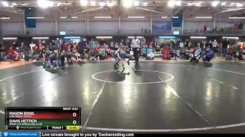 90 lbs Quarterfinal - Davis Hettich, Ironclad Wrestling Club vs Mason Edgil, Oak Grove Youth