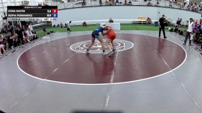 125 lbs Cora Hayes, Texas Blue vs Sofia Fernandez, California Blue