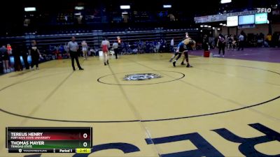 197 lbs Quarterfinal - Tereus Henry, Fort Hays State University vs Thomas Mayer, Trinidad State