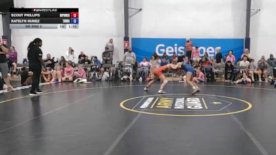 58 lbs Rr Rnd 2 - Scout Phillips, MPOWER Girls Wrestling Club - W vs Katelyn Nunez, Team Worldwide - W