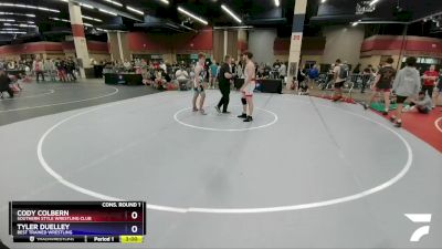 175 lbs Cons. Round 1 - Cody Colbern, Southern Style Wrestling Club vs Tyler Duelley, Best Trained Wrestling