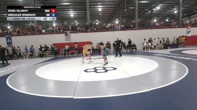 70 kg Cons. Sub-rd Of 64 - Ramil Islamov, West Virginia Regional Training Center vs Hercules Windrath, Lions Wrestling Club