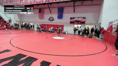 HS 120 lbs Quarterfinal - Julissa Rodriguez, Garden City HS vs Chesney Pendergraft, NORMAN