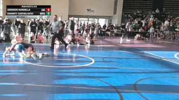 80 lbs Rr Rnd 1 - Addison Nardella, Lady Assassins - Girls vs Charity Castellucci, NewWhale Purple - Girls