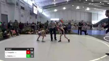 62 lbs Rr Rnd 1 - Zachary Tirapelle, The Club vs Landyn Adams, Salem Elite