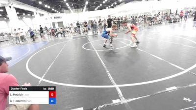 144 lbs Quarterfinal - Landon Hetrick, Legacy Boltz WC vs Kolby Hamilton, Evanston Elite Wrestling