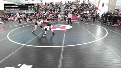 120 lbs Final - Allison Reese, Northbridge vs Angelina Berry, Stoughton