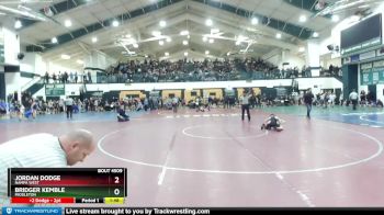 70 lbs Champ. Round 2 - Bridger Kemble, Middleton vs Jordan Dodge, Nampa West
