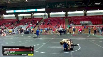 72 lbs Cons. Round 1 - Logan Gerst, Rising Kingz vs Braylen Stewart, Big Walnut